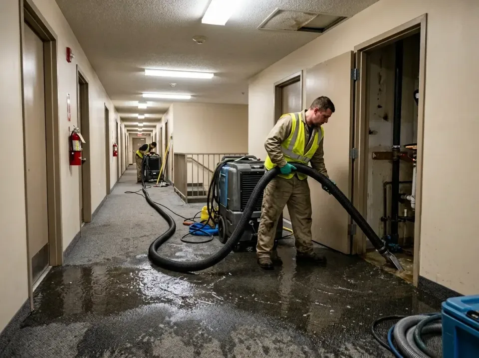 multi-unit-apartment-hallway-f-005 — frequently asked questions, Emergency Burst Pipe Water Extraction & Removal in Trumbull…